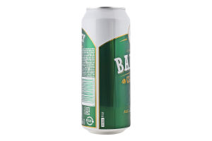 Пиво 0.5л 4% світле фільтроване пастеризоване Classic Barley з/б