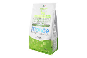 Корм сухой полнорационный для взрослых котов с мясом кролика Monoprotein Natural superpremium Monge м/у 1.5кг