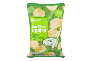 SE Grocers Potato Chips Sour Cream & Onion