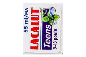 Паста зубна для дітей 9-13років Антикарієс&Дбайливе вибілювання Teens Lacalut 55мл