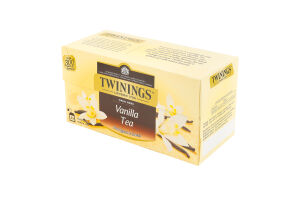 Чай чорний з ароматом ванілі Twinings к/у 25х2г