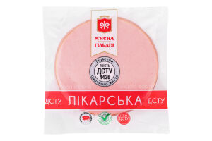 Ковбаса варена Лікарська М'ясна Гільдія в/с в/у 0.28кг