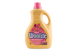 Средство для стирки жидкое для шерсти и деликатных тканей с кератином Woolite 1.8л