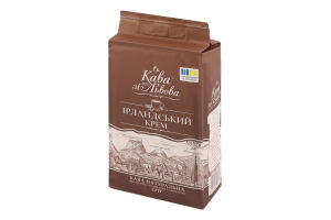 Кава натуральна смажена мелена Ірландський крем Кава зі Львова в/у 225г