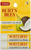 Burt's Bees Moisturizing Lip Balm Coconut & Pear - 2 PK