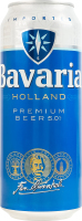 Пиво 0.5л 5% світле фільтроване пастеризоване Premium Bavaria з/б
