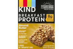 KIND Breakfast Protein Bar Almond Butter - 4 CT