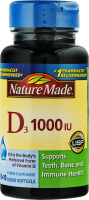 Nature Made D3 1000 IU Liquid Softgels - 100 CT