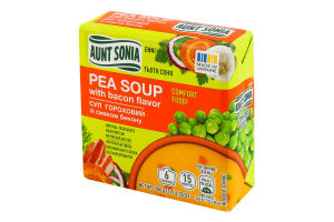 Суп гороховий зі смаком бекону Тьотя Соня м/у 180г