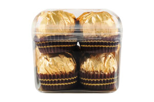 Цукерки вафельні покриті молочним шоколадом та подрібненими лісовими горіхами з начинкою Ferrero Rocher п/у 200г