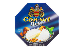 Сыр 50% Бри Consul к/у 0.125кг