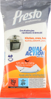 Серветки вологі Presto Dual Action для кухні