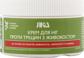 Крем д/ніг проти тріщин з живокостом 100мл Яка