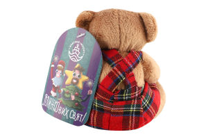 Прикраса декоративна Ведмедик пухнастий в асортим