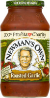 Newman's Own Pasta Sauce Roasted Garlic