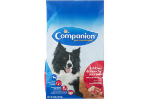 Companion Dog Food Kibbles & Munchy Morsels Beef & Chicken