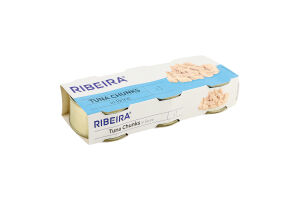 Тунець Ribeira шматочками у розсолі
