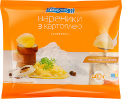 Вареники замороженные с картофелем Геркулес м/у 400г