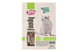 Корм д/декоративних щурів 500г Lolo Pets