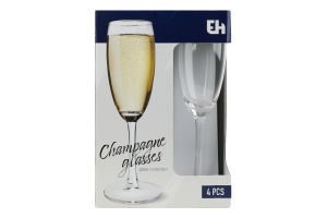 Келих для шампанського 180мл №CC7000300 Excellent Houseware 4шт