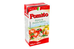 Соус томатный для пиццы и пасты пастеризованный Pomi т/п 500г