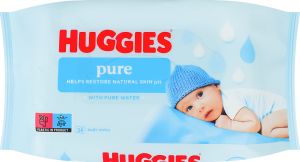 Салфетки влажные для детей Pure Huggies 56шт
