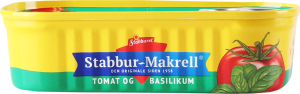 Макрель Stabburet філе з томатами та базиліком