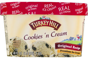 Turkey Hill Original Recipe Premium Ice Cream Cookies 'n Cream