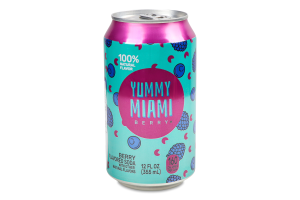 Напій Yummy Miami Berry газован з/б