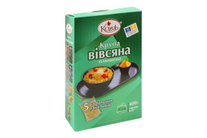 Крупа вівсяна плющена 5*80г коробка Kozub