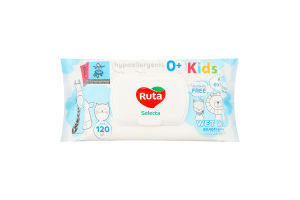 Салфетки влажные детские Selecta Ruta 120шт
