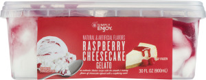 Simply Enjoy Gelato Raspberry Cheesecake