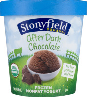 Stonyfield Organic Frozen Nonfat Yogurt After Dark Chocolate