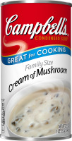 Campbell's Condensed Soup Great For Cooking Cream Of Mushroom Family Size