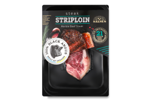 Стейк Стріплойн Преміум охолоджений 300г в/у Salsus