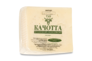 Сир ЛТ TASbio Качотта напівтверд буйв/м 1міс 34,6%