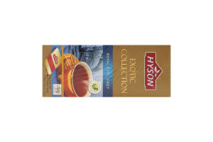 Чай черный Королевский Эрл Грей Exotic collection Hyson к/у 25х2г