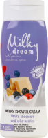 Крем-гель д/душу Білий шоколад та лісові ягоди 300мл Мілкі дрім
