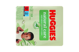 Серветки вологі для дітей Natural Care Huggies 3х56шт