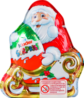 Шоколад фігурний молочний з молочним внутрішнім шаром та іграшкою Kinder Surprise м/у 75г