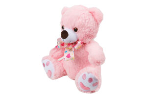 Іграшка м"яка Ведмедик 6/4 з бантом 30см Копиця