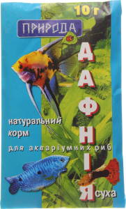 Корм для аквариумных рыб Дафния Природа м/у 10г