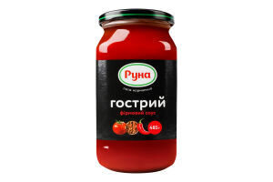 Соус Гострий фірмовий Руна с/б 485г