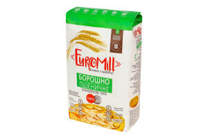 Борошно пшеничне цільнозернове EuroMill м/у 1кг