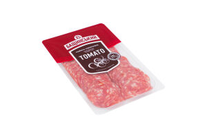 Колбаса со свининой нарезанная слайсами Tomato Бащинський с/в олх в/с лоток 0.07кг