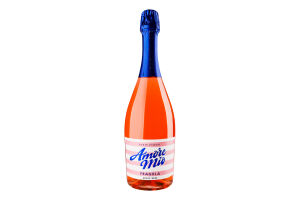 Вино ігристе Amore Mio Fragola 0,75л 6,5% сол/рож И180