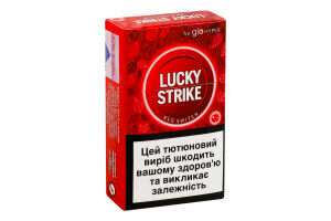 Изделие табакосодержащее для электрического нагревания с фильтром Lucky Strike Red switch 20шт
