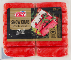 Палички крабові Сніговий краб Vici охол в/у 250г