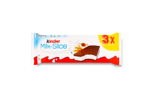 Тістечко бісквітне з молочною начинкою Milk-slice Kinder м/у 3х28г