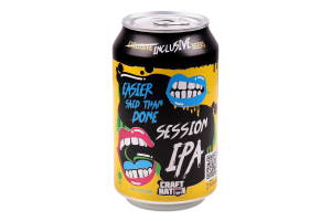 Пиво 330мл 4.9% світле фільтроване пастеризоване Session IPA Craft Nation з/б